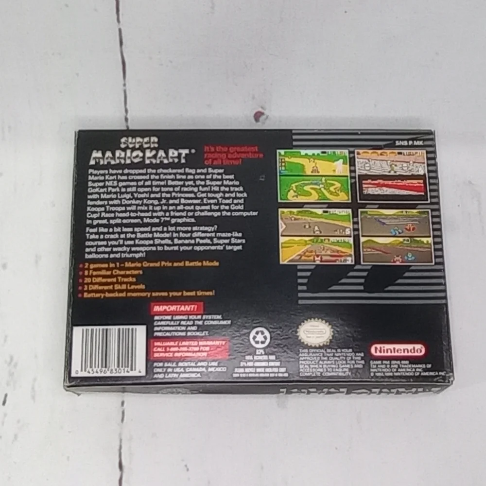 SUPER NES SUPER MARIO KART - Picture 10 of 11
